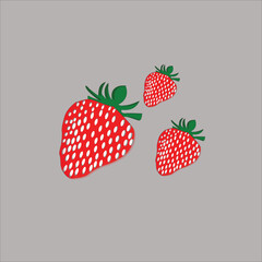 ripe strawberries background
