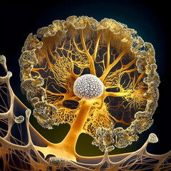 Fungi in the body.