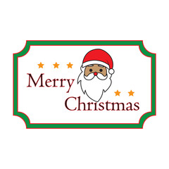Merry Christmas icon logo vector design template