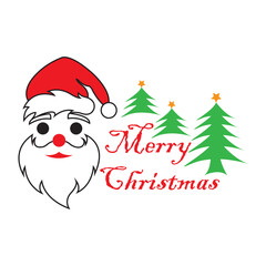 Merry Christmas icon logo vector design template