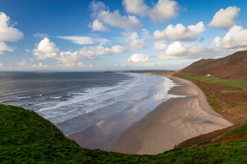 Rhossili Bay on the Gower Peninsula