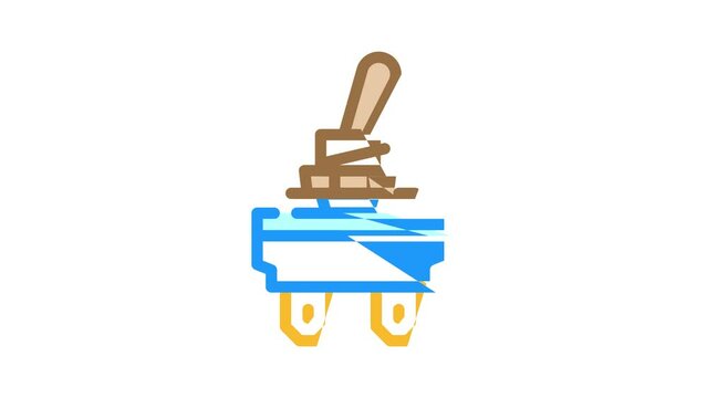 toggle switch color icon animation