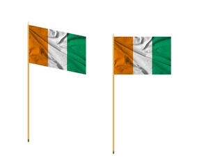 Illustration of Cote dIvoire Flag