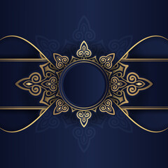 luxury background, with mandala ornament