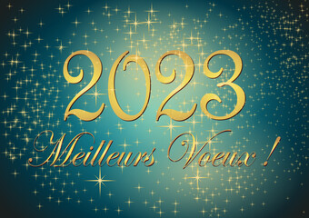 2023 – Meilleurs vœux – Happy New Year - 553585941