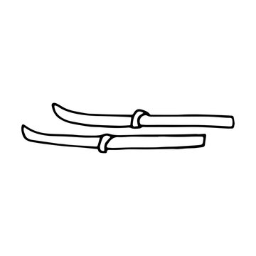 two black knives clip art preview