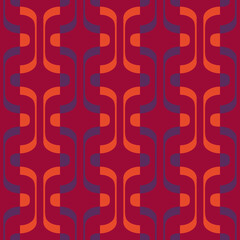 Abstract attractive ornament for decorating any surfaces or things. Seamless pattern.
