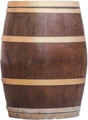 Large oak barrel