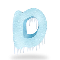 alphabet letters with 3d frozen text effect,icy ice