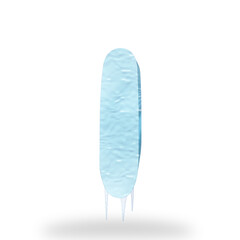 alphabet letters with 3d frozen text effect,icy ice