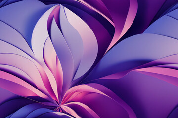 Vertical shot of abstract detailed futuristic shaped background  Generative AI