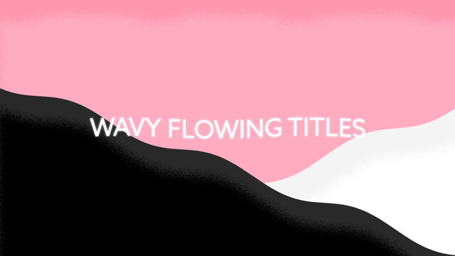 Simple Wavy Flowing Titles