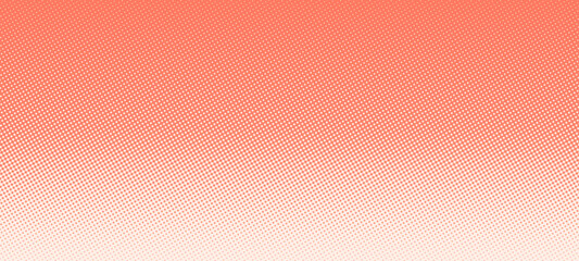 Panorama pinkish orange gradient background,Gradient. Colorful background with space for design. Web banner. Wide. Panoramic.
