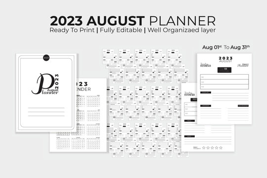 August Planner 2023