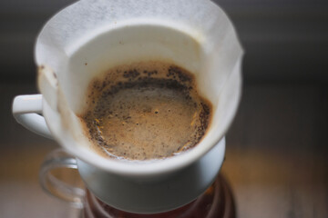 brewing coffee with the v60 method