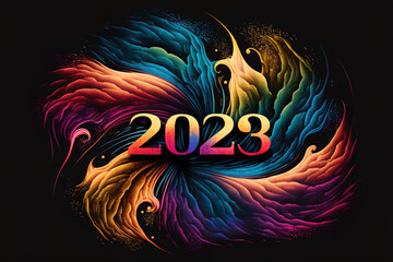 2023 abstract background Generative AI