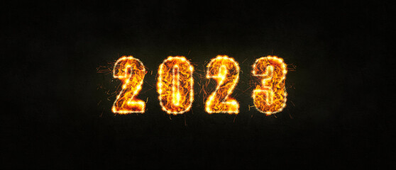 Fireworks new year 2023