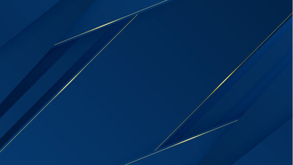 Luxury blue and gold abstract background