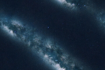Obraz na płótnie Canvas Close up shot of galaxy near us Generative AI