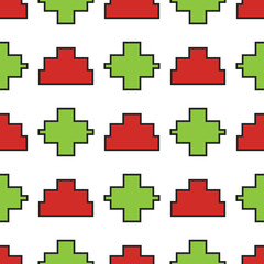 Obraz premium absract seamless pattern with african traditional patterns-01