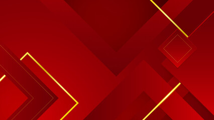 Luxury red and gold abstract background