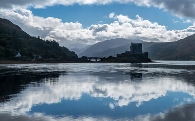 Eilean Donan Castle Scotland Highlands landmark landscape