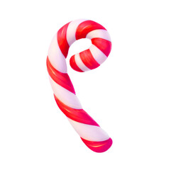 Candy cane, christmas sweet cut out illustration