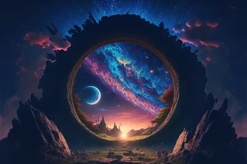 Space portal to another world © Declan Hillman