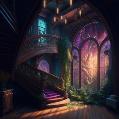 A fantasy mansion