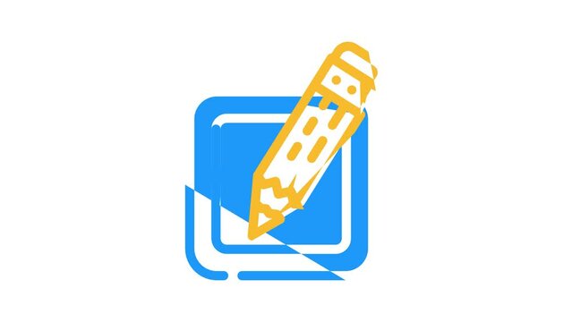 edit file color icon animation