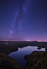 Vermont night sky near Cabot, Vermont