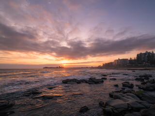 Fototapeta na wymiar Coastal Sunrise Mooloolaba