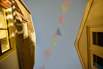 building night sky