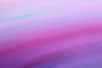 Canvas with colorful gradient painting, closeup view