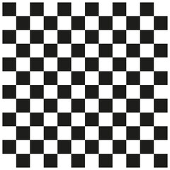 Black chess board. Tile design. Vector illustration. stock image.
