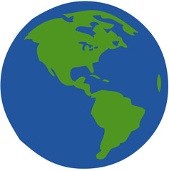 planet earth illustration png north america south america