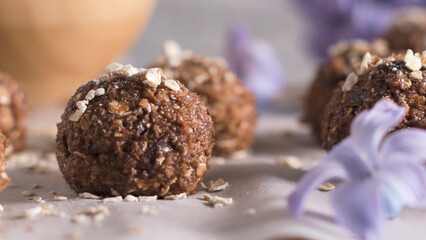 Homemade energy balls