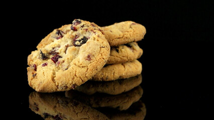 Dried fruits chip cookies