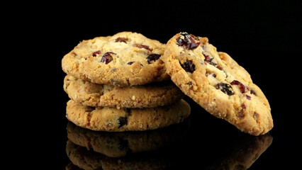 Dried fruits chip cookies