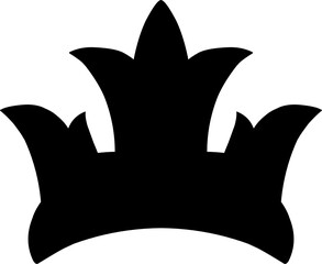 Crown design on white background. Vector illustration.