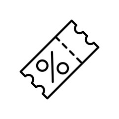 Coupon icon vector design templates