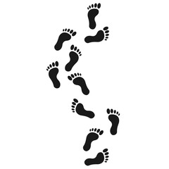 walking footprints