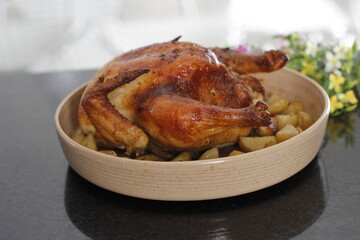 Frango Assado com Batatas