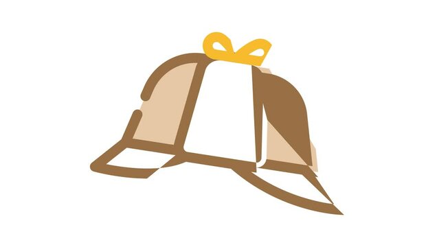 deer hunter hat color icon animation