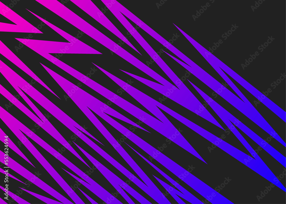 Poster abstract background with gradient color arrow line pattern
