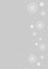 Fototapeta na wymiar christmas background with snowflakes