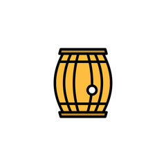 barrel beer icon vector design templates