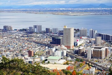 大津京駅周辺の街並み