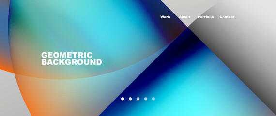 Circles and round elements abstract background design for wallpaper, banner, background, landing page, wall art, invitation, prints