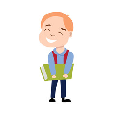 Young people love  reading books. Men and women fond of reading novels, poems and scientific literature. Students preparing for exams. Cartoon flat vector illustration isolated on white background